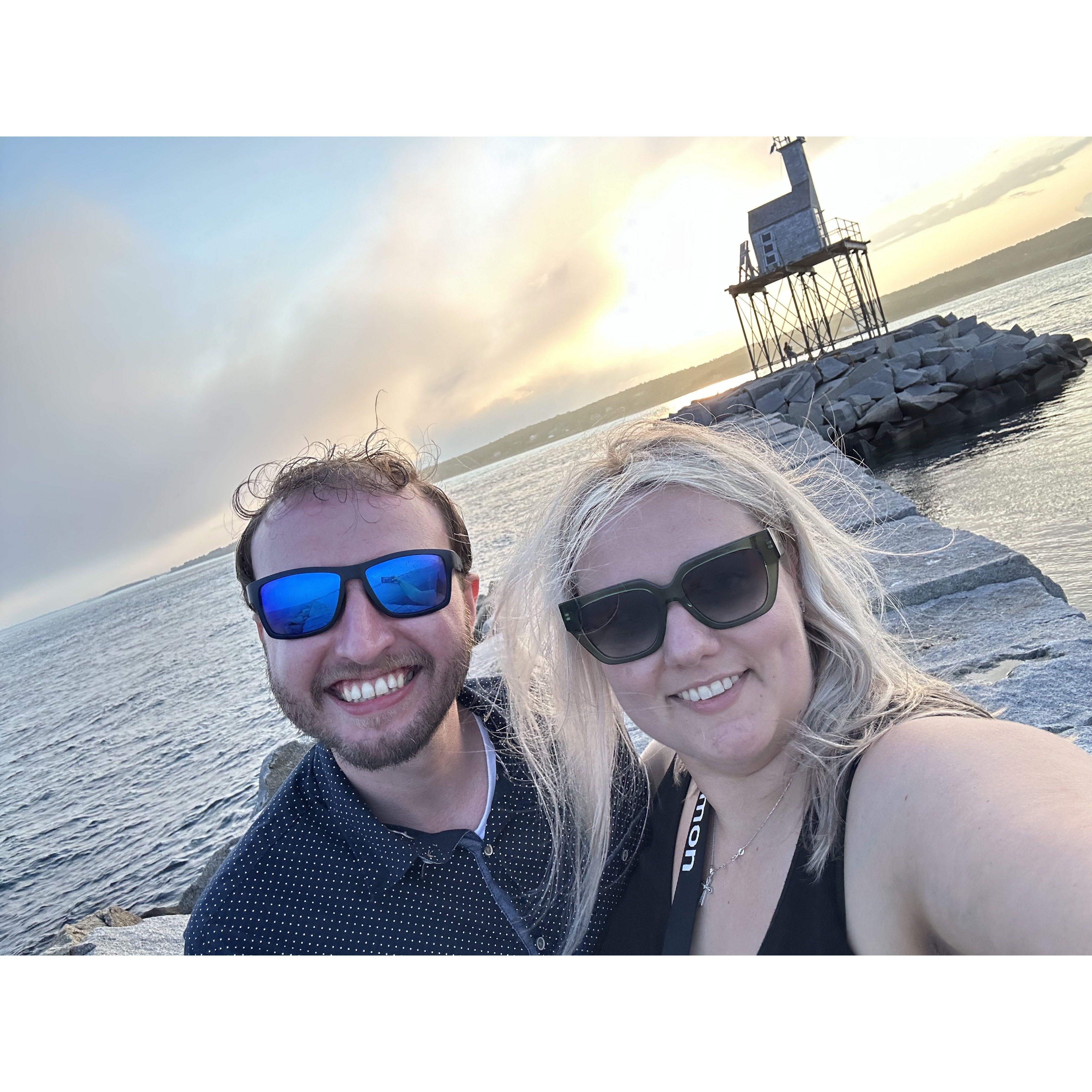 First vacation together in Gloucester, MA!