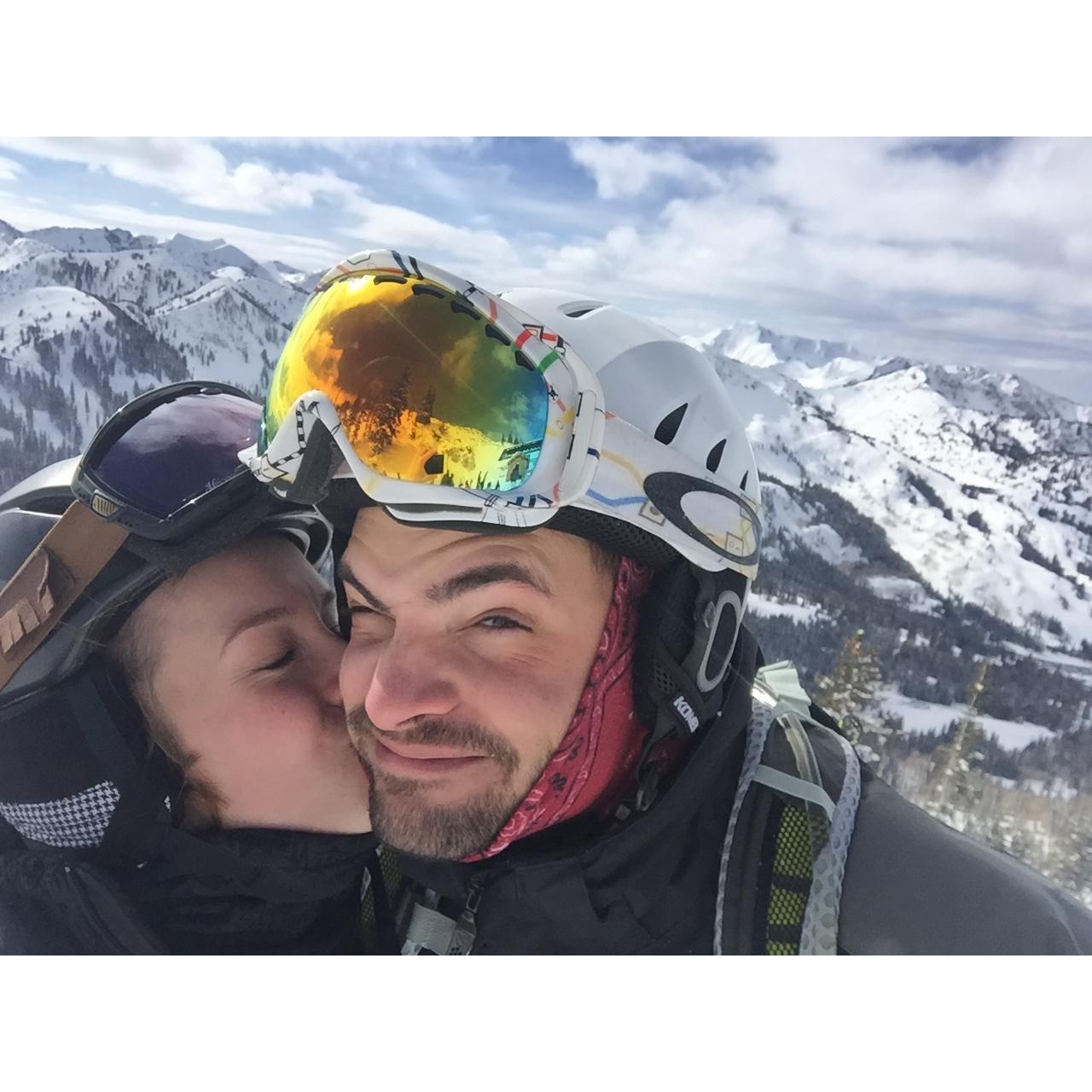 Best part about living in Utah - Being able to ski every weekend of the season!