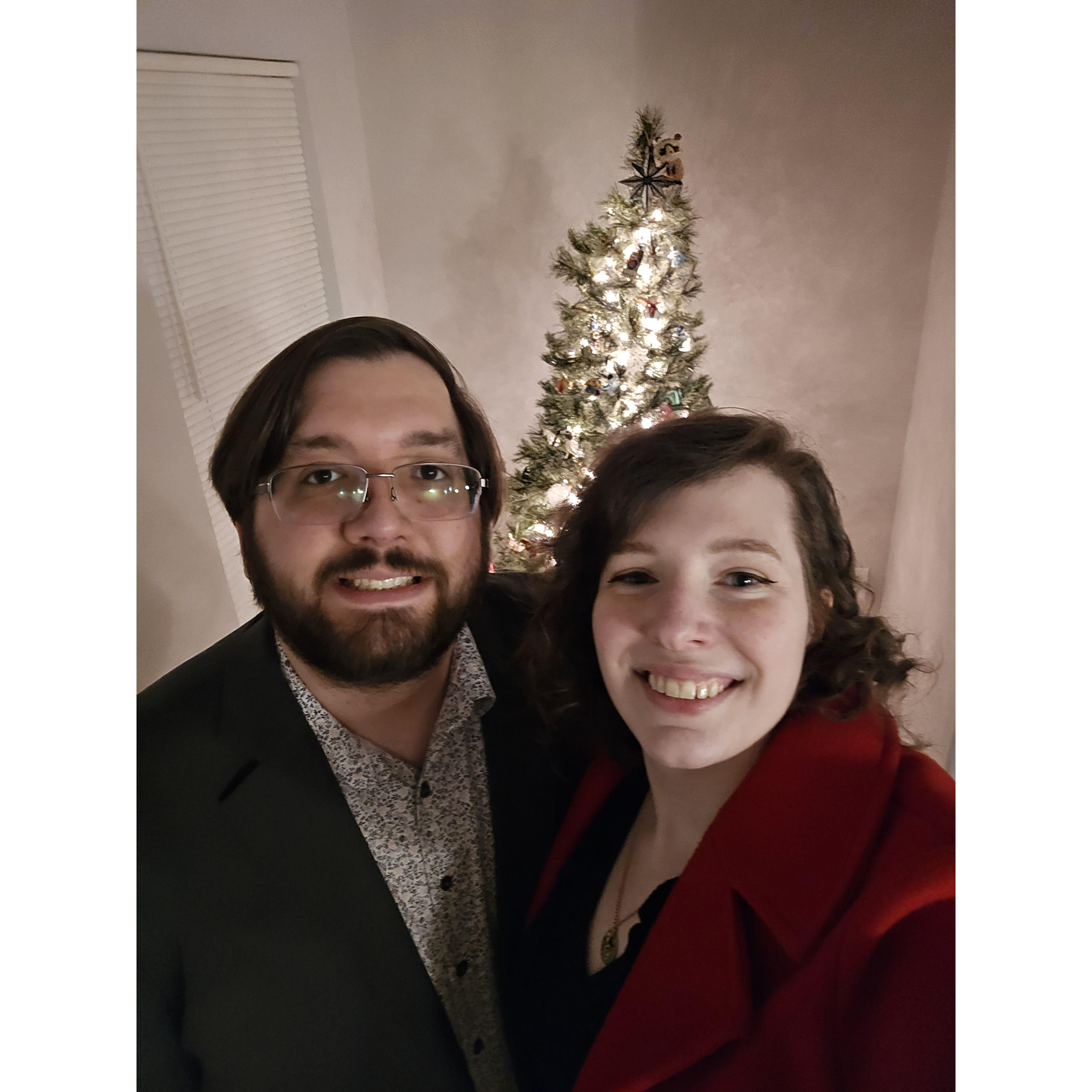 Our first Christmas in our new apartment.