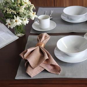 Shibori Japanese Cotton Napkin, Pink (Set of 4)