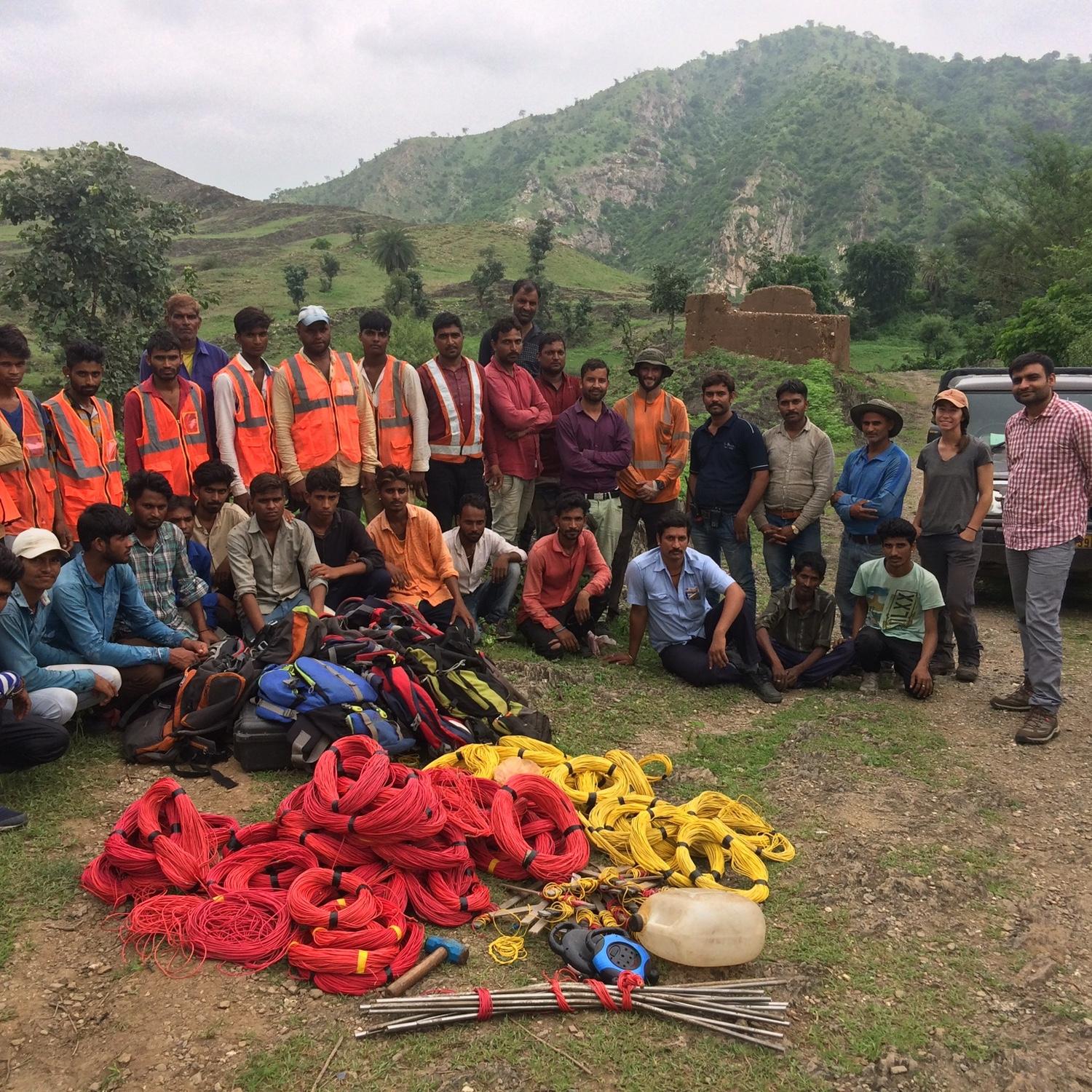 End of the project, group photo with the whole crew.