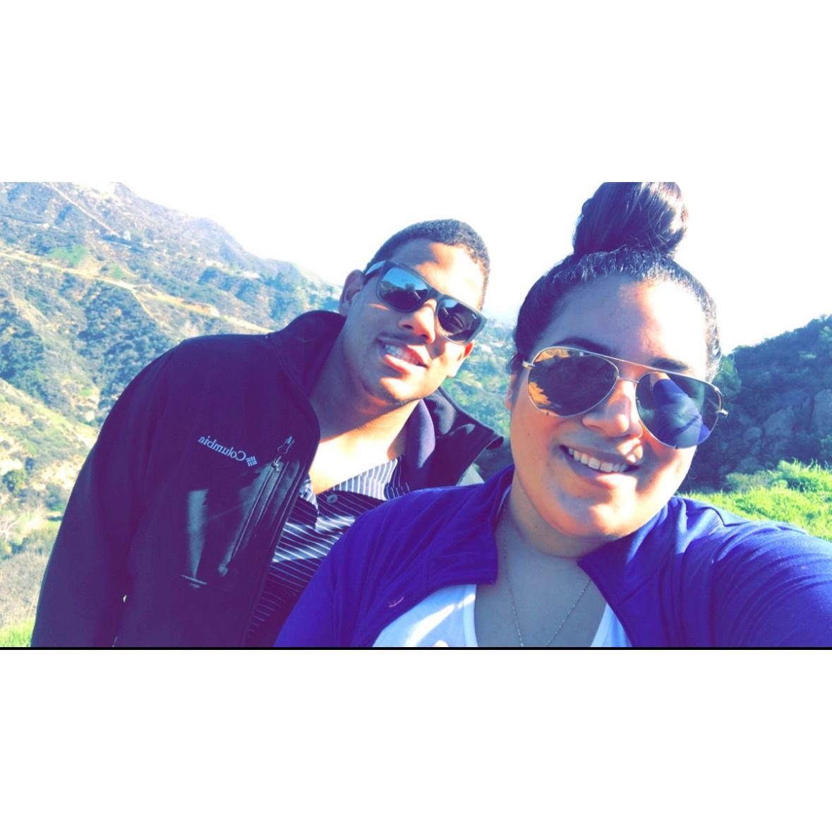 Hollywood Sign in California.