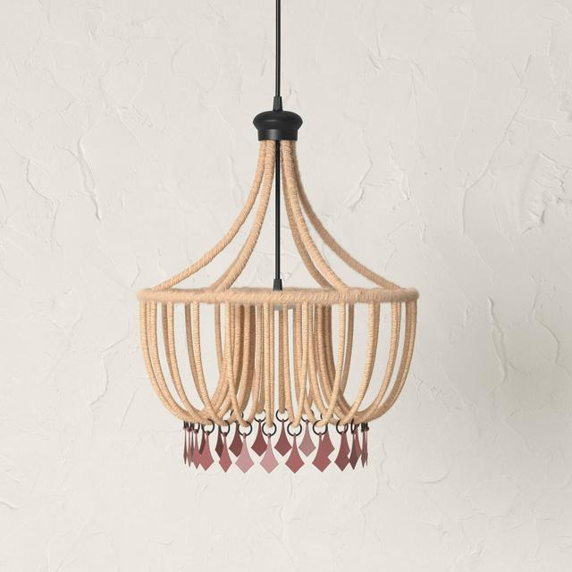 Pendant LED Outdoor Ceiling Light - Light Brown - Opalhouse™ designed with Jungalow™
