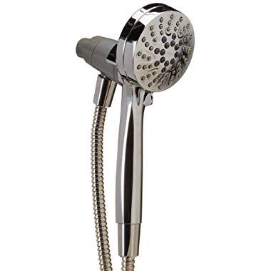 Moen 26100EP Engage Magnetix 3.5-Inch Six-Function Handheld Showerhead with Eco-Performance Magnetic Docking System, Chrome