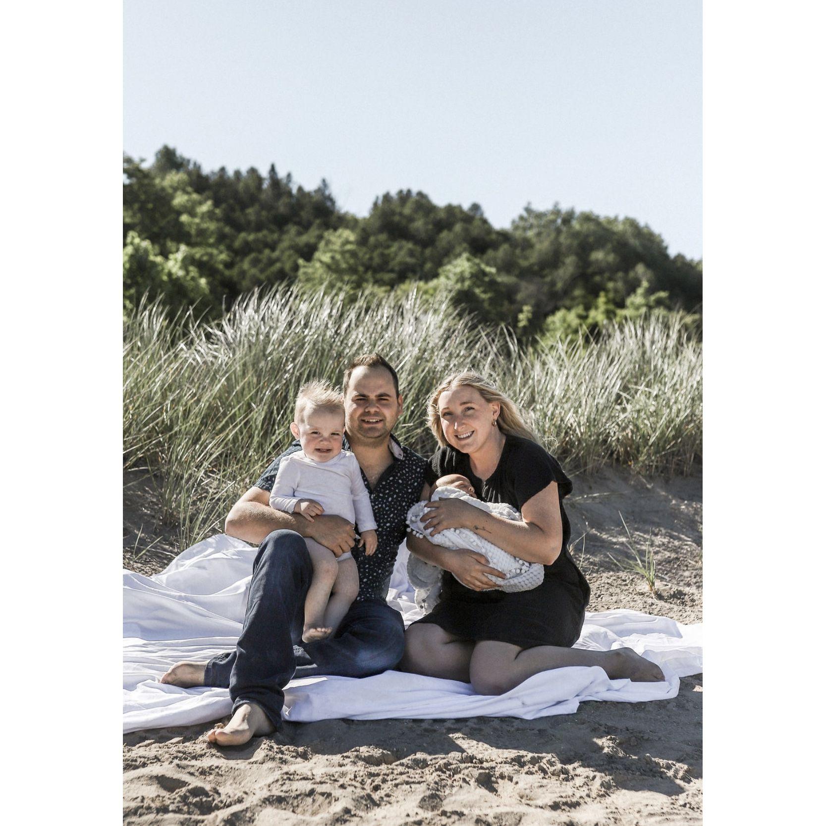 Our first picture as a family of 4!