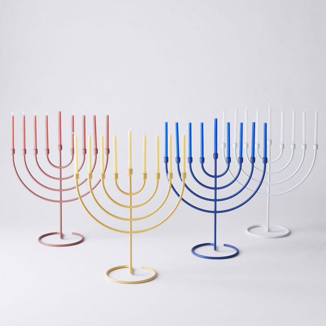 Trace Menorah & Hanukkah Candles