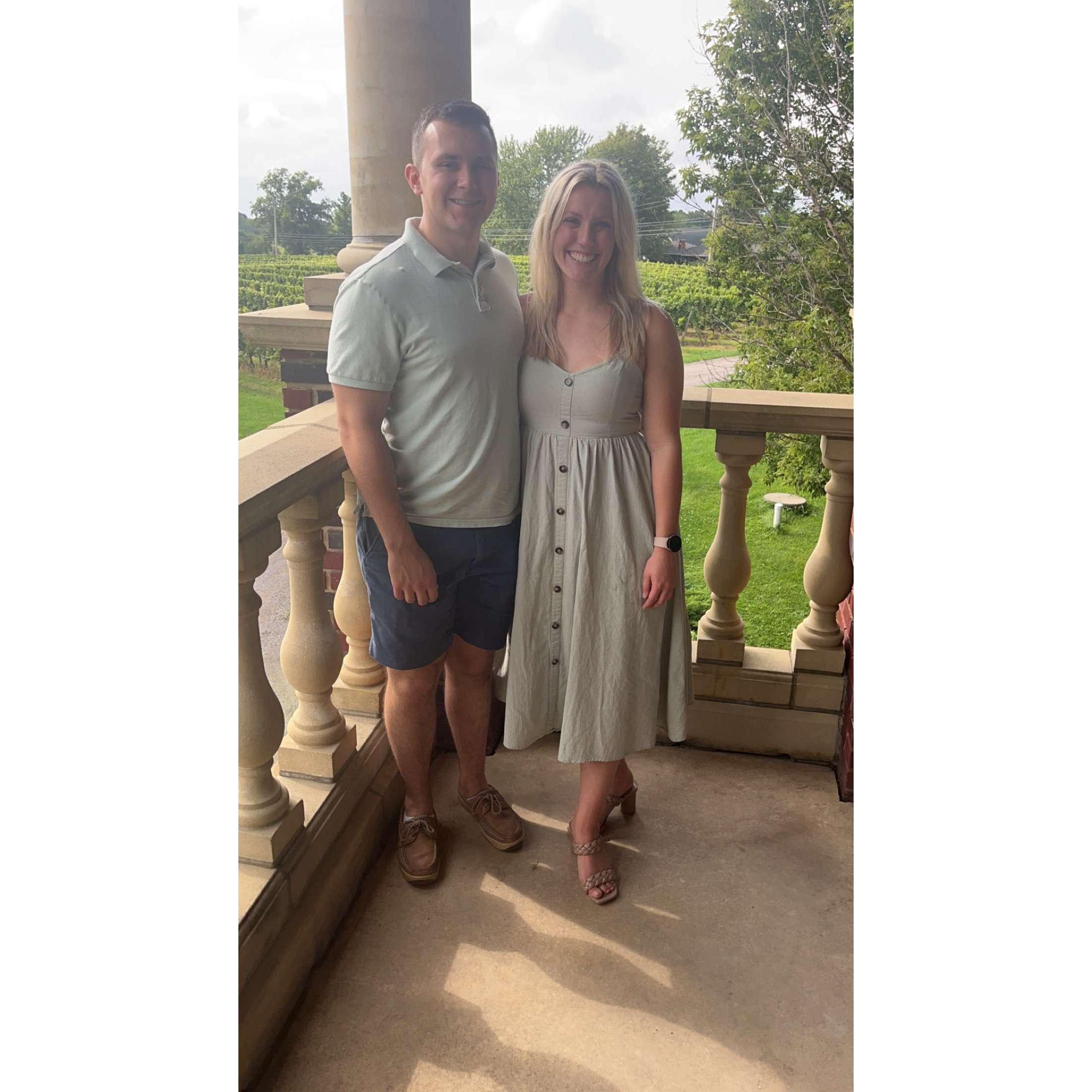 One of many winery trips