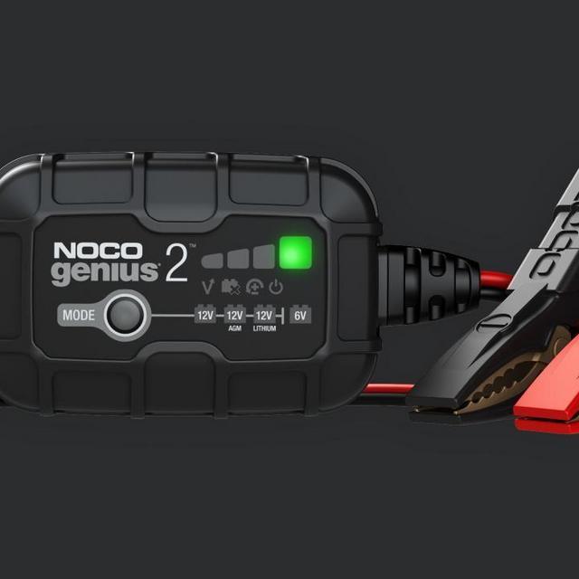 2-Amp Battery Charger, Battery Maintainer, and Battery Desulfator