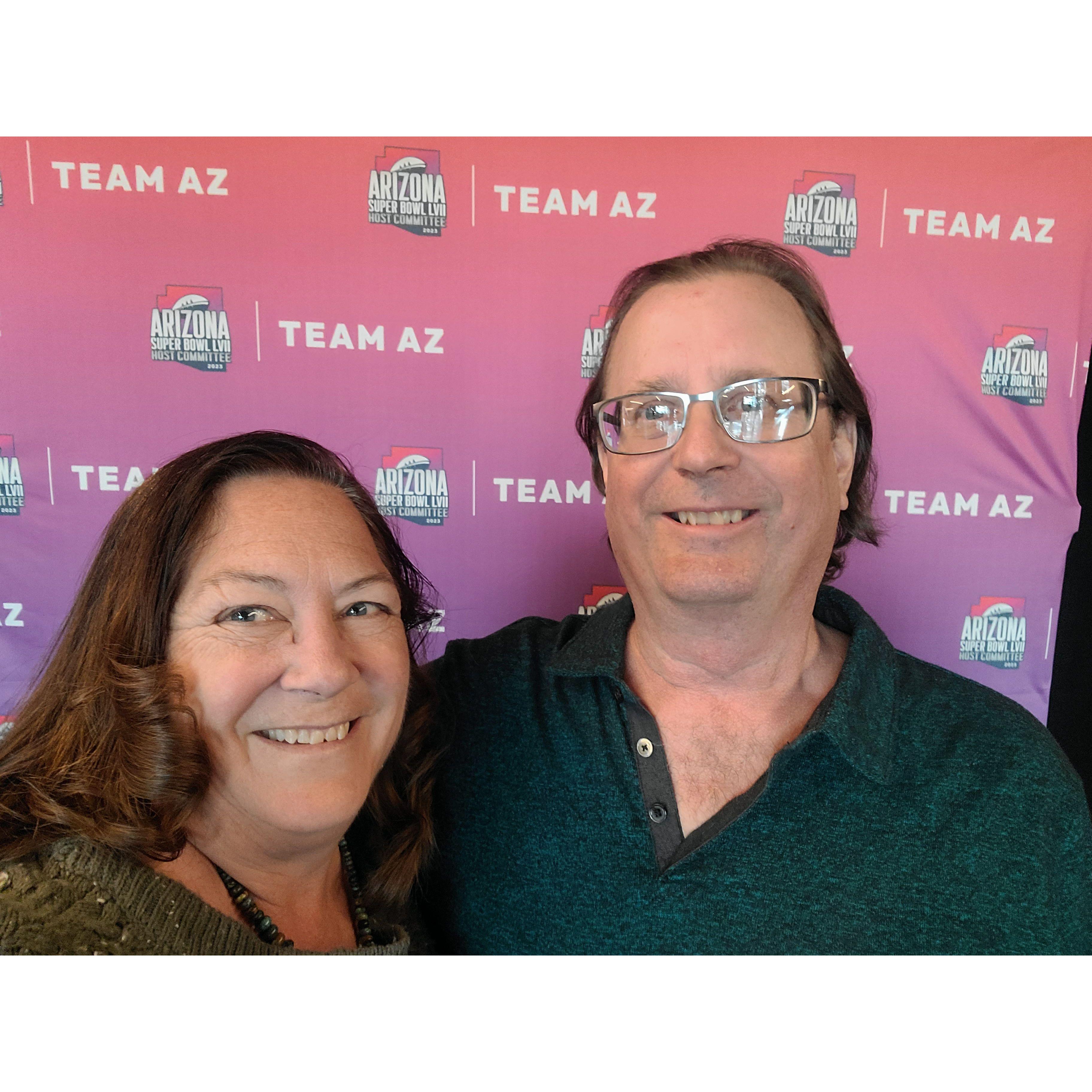 We volunteered at Superbowl 57-so much fun