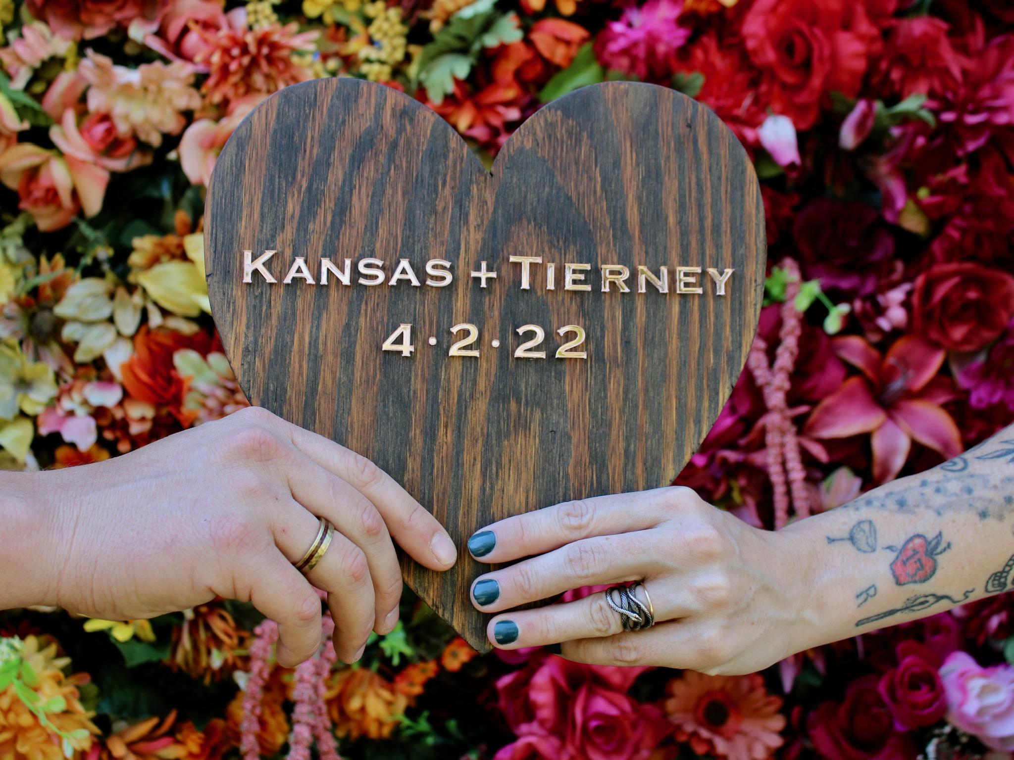 The Wedding Website of Tierney Kersey and Kansas Rezac