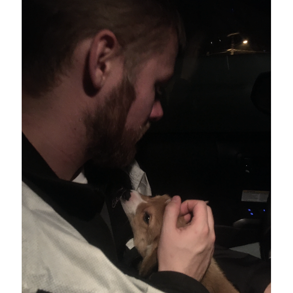The night we brought home Louie.. <3