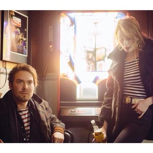 We had just begun writing together, and photographer Mick Leonardy did a photoshoot with us just before we started dating, December 2013.