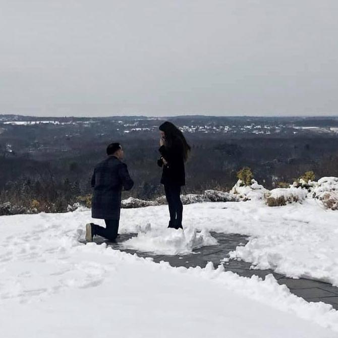 Our Engagement- the place where we will be saying 'I Do!'