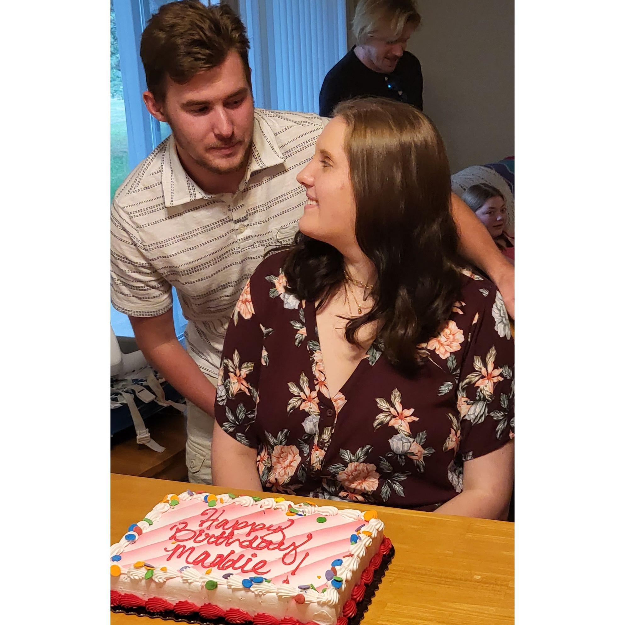 Maddie's 20th birthday
