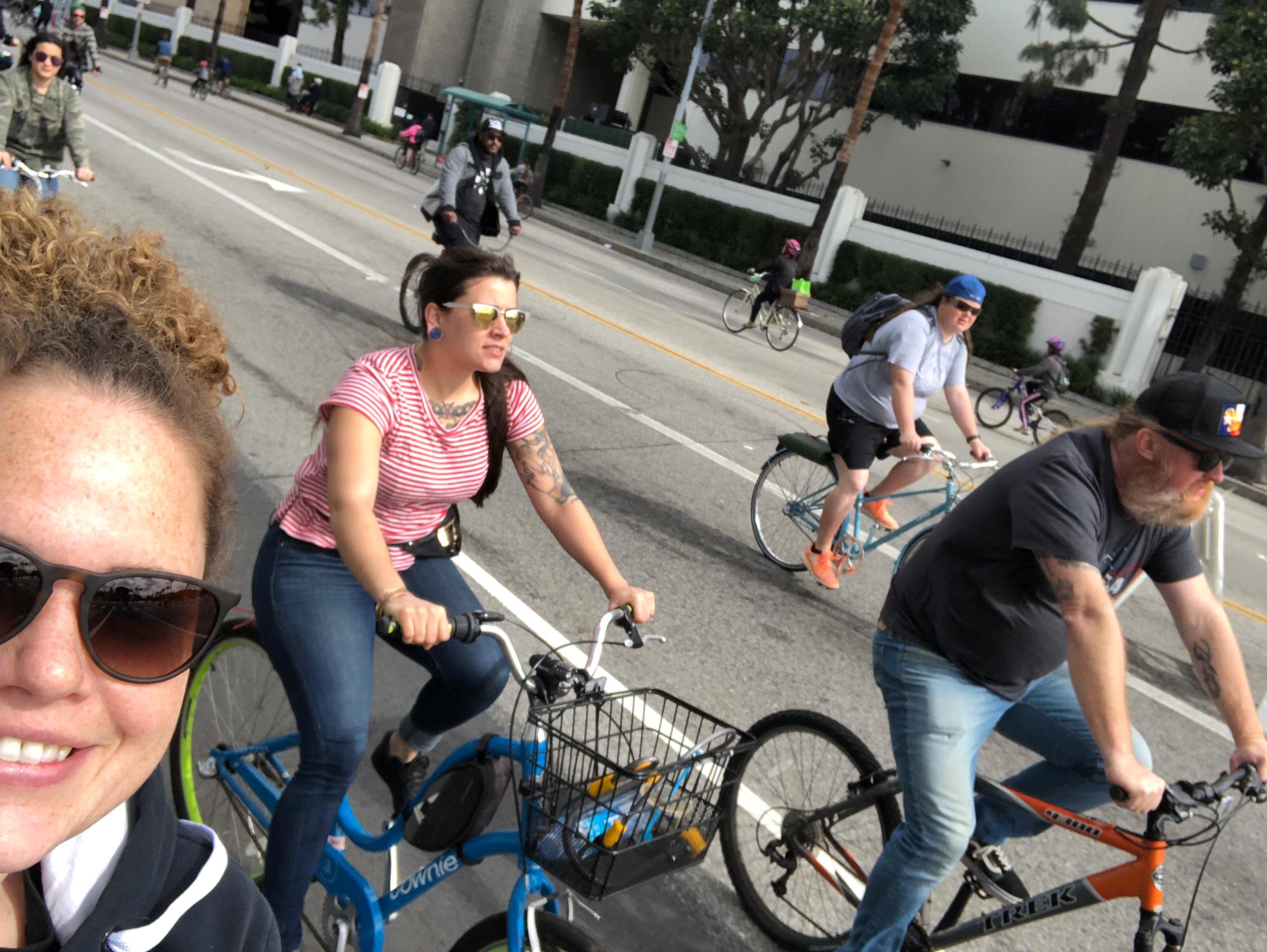 2019 CicLAvia with the Santos Family