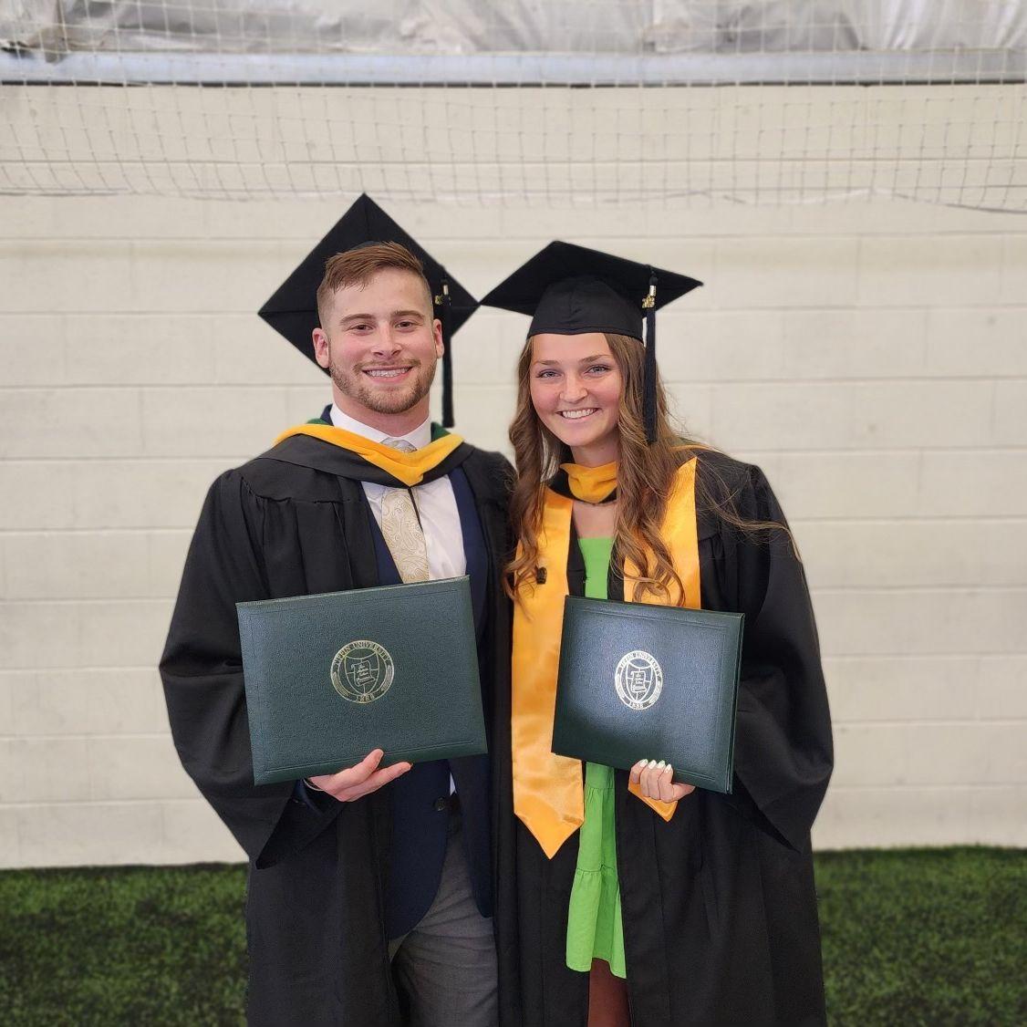 Sam & Audrey at college graduation!