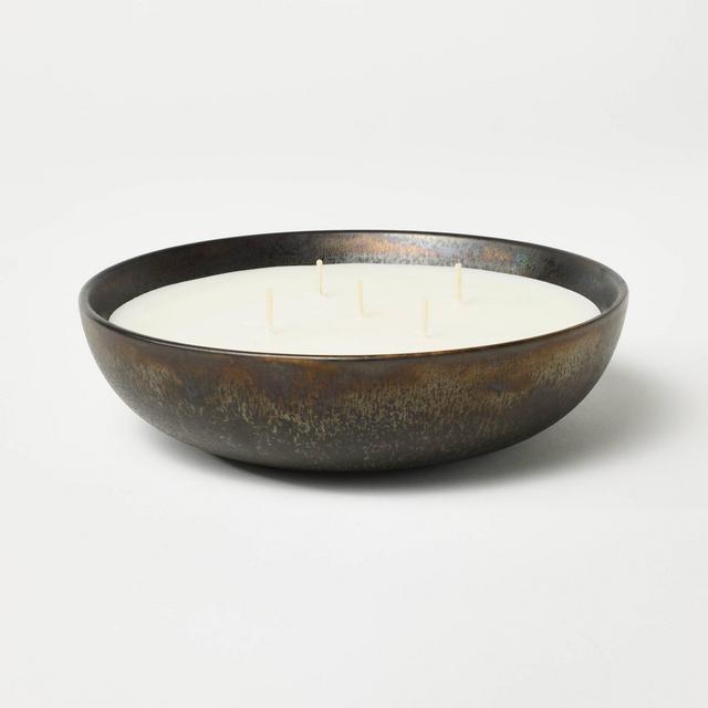 23oz Ceramic Bowl Reactive Glaze Finish Candle Cream - Threshold™ designed with Studio McGee