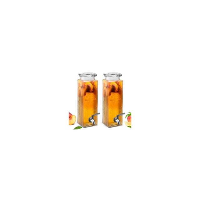 Kook Drink Glass Dispenser, Set of 2 , 80 Oz