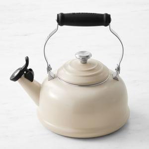 Le Creuset Brioche - Enameled-Steel Whistling Tea Kettle