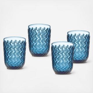 Alba Double Old Fashioned Glass, Set of 4