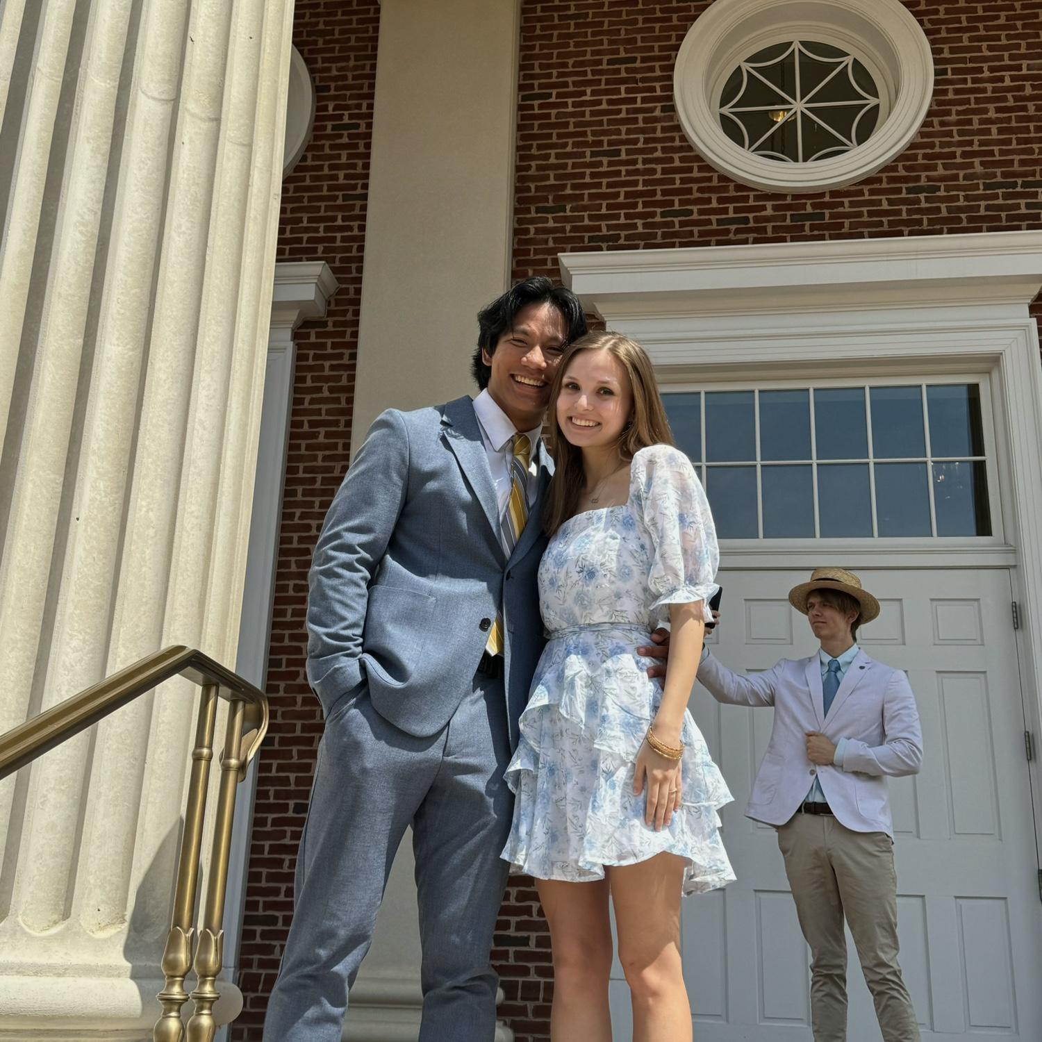 Our first Easter Mass together in the Pope Chapel in April 2024.