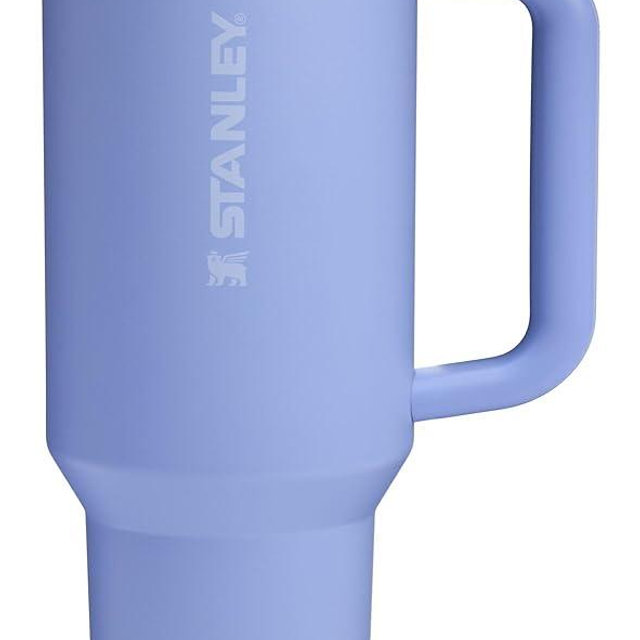 Stanley Quencher ProTour Flip Straw Tumbler with Leakproof Lid 40 oz | Built-In Straw and Handle | Cup Holder Compatible for Travel | Insulated Stainless Steel Cup | BPA-Free | Hydrangea