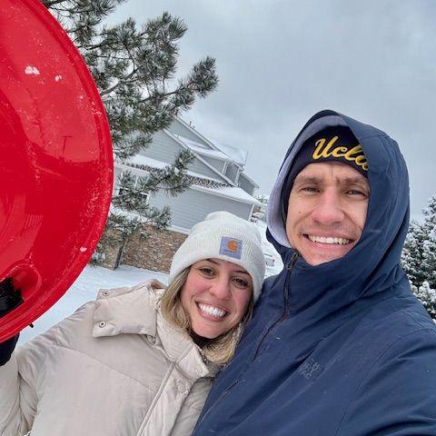 Sledding day in Denver!