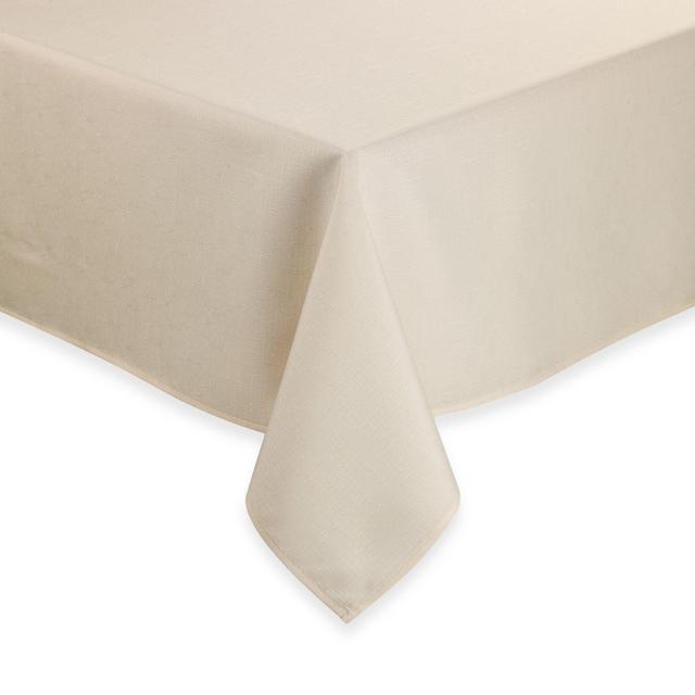 Basics 60-Inch x 84-Inch Oblong Tablecloth in Ecru