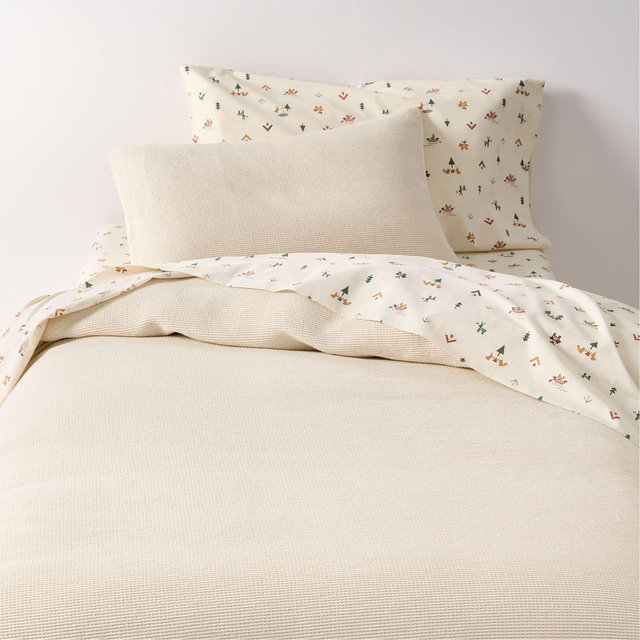Scoop Undyed Gauze Kids Twin Duvet Cover