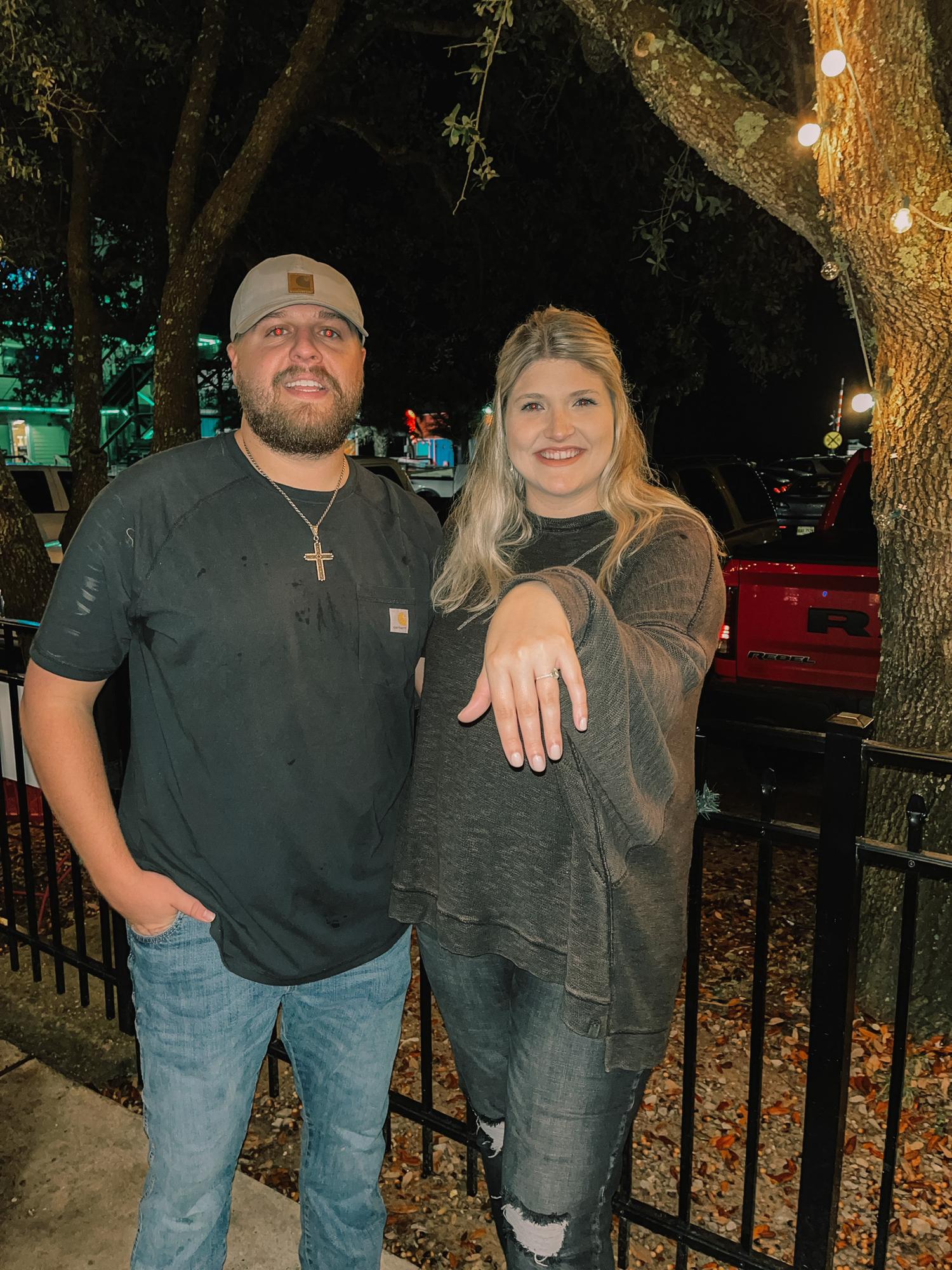 We got ENGAGED!!