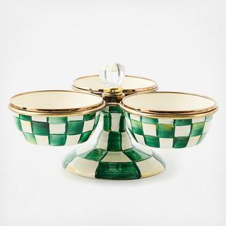 Emerald Check Stainless Steel Triplicity