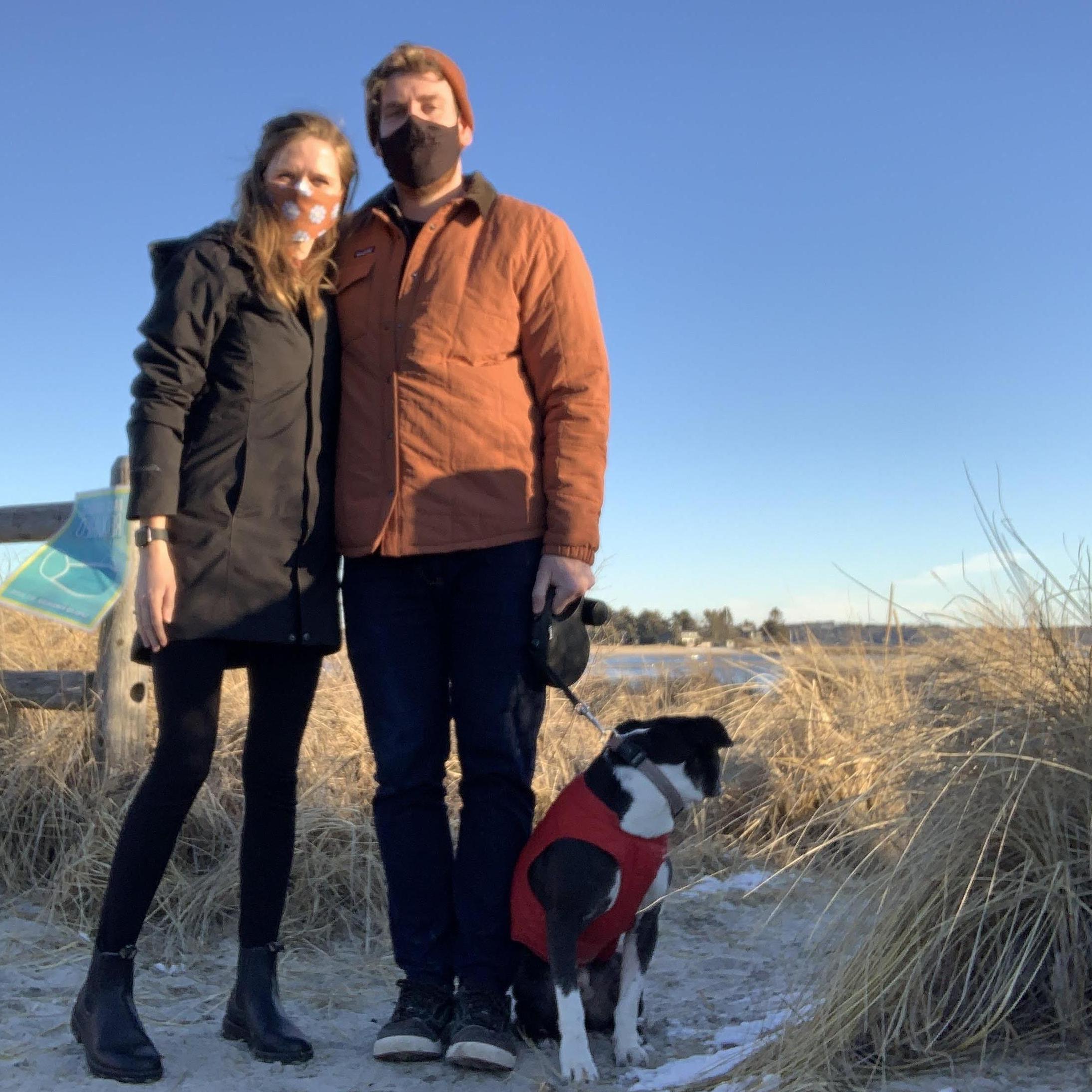 One of many attempts to include Frank in our self-timer photos