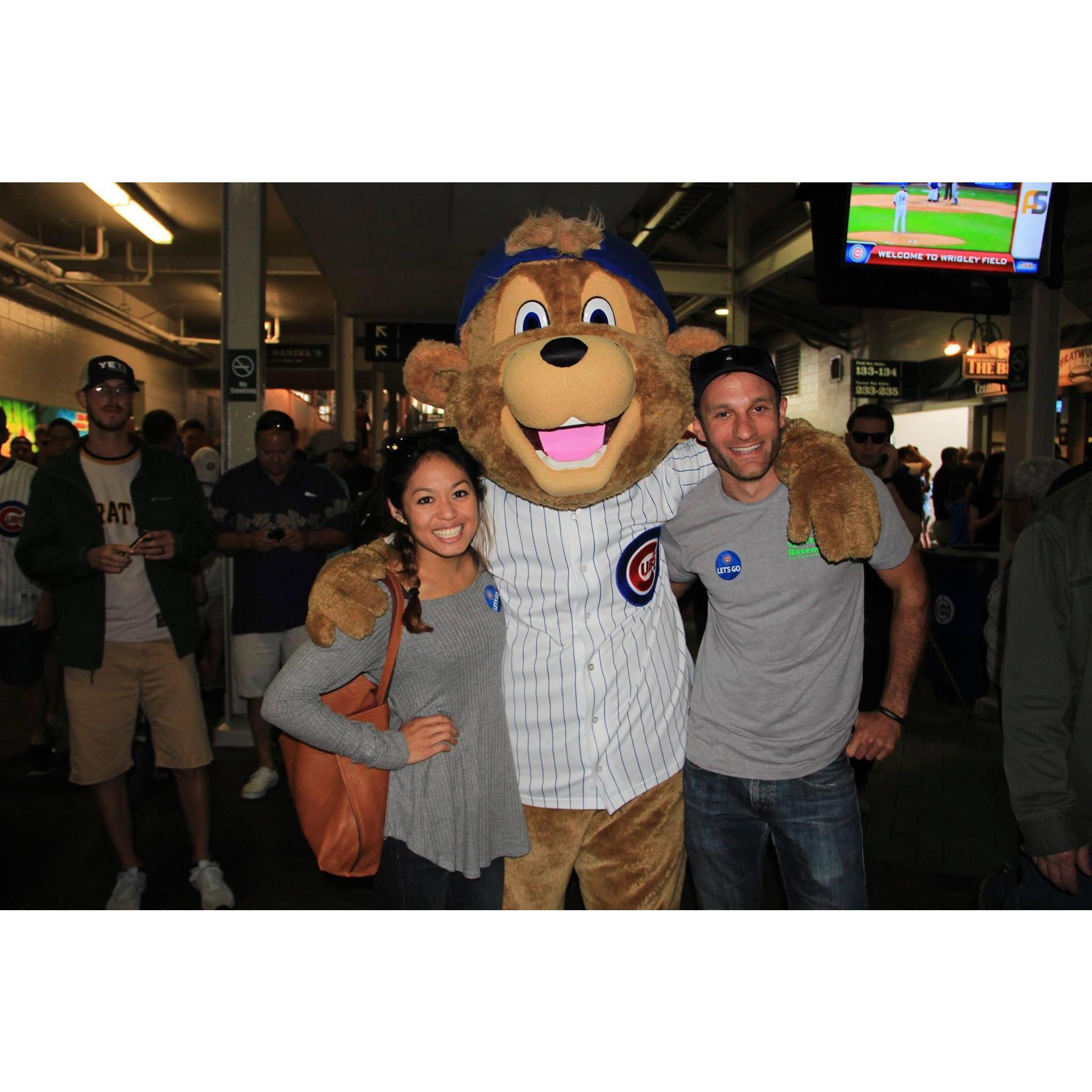 In Chicago at Wrigley Field!