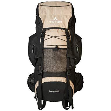 TETON Sports Scout 3400 Internal Frame Backpack; High-Performance Backpack for Backpacking, Hiking, Camping
