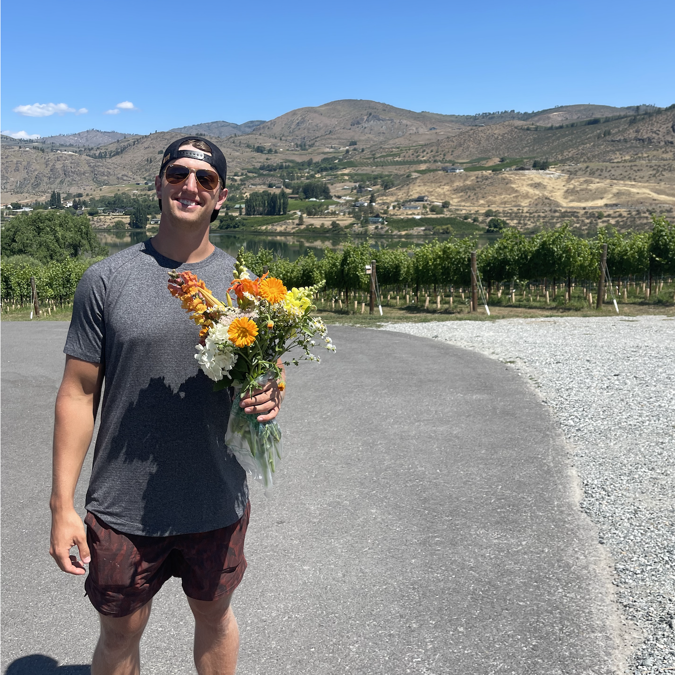 Flowers we picked together at Chelan Valley Farms - Connor will pick my wedding bouquet at this same location
