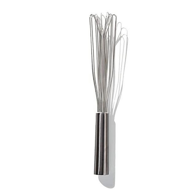 The Air Whisk 11in Stainless Steel Blend of Ball and Balloon Whisk For Aeration and Mixing, Dishwasher Safe, Free-Standing