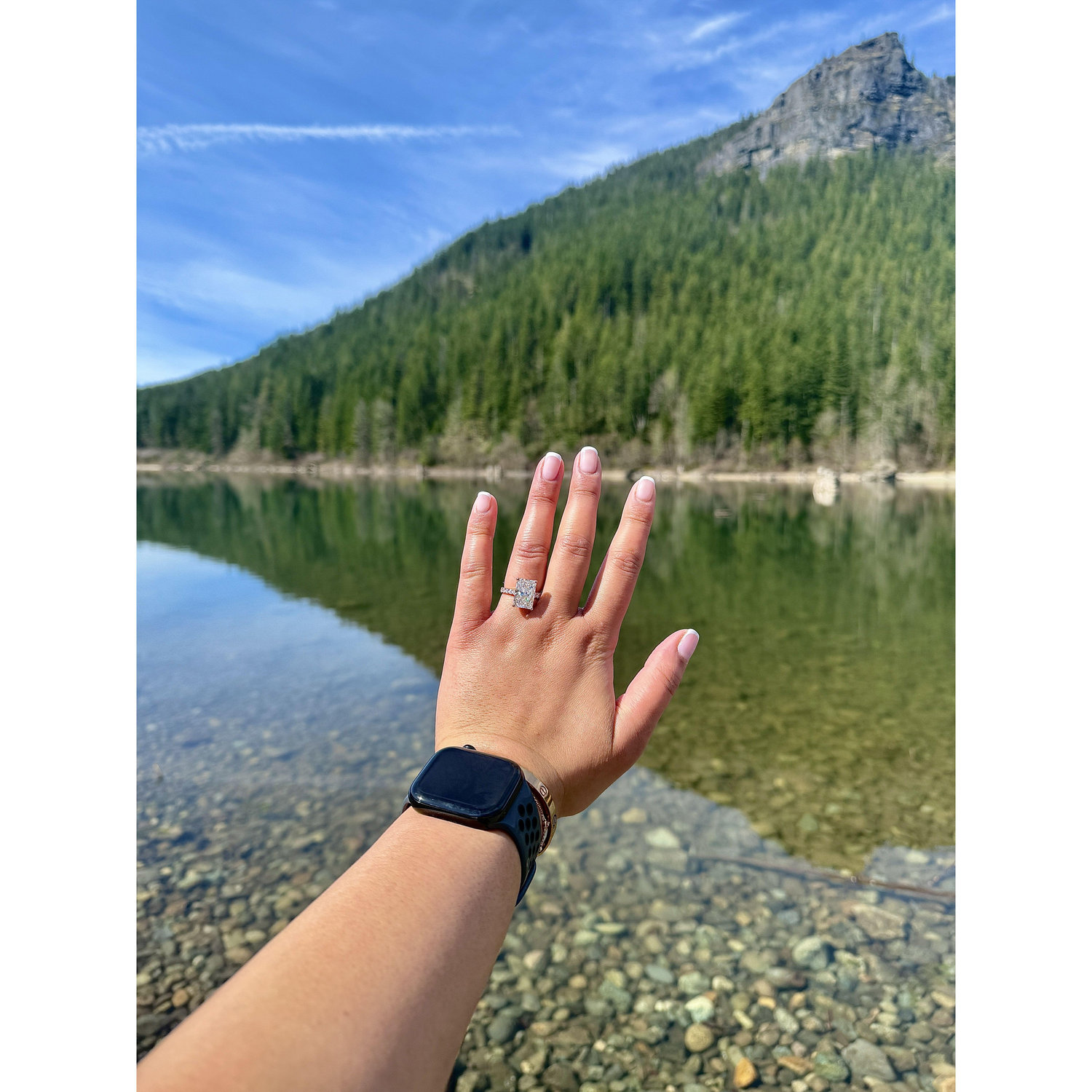 A moment for the stunning ring!