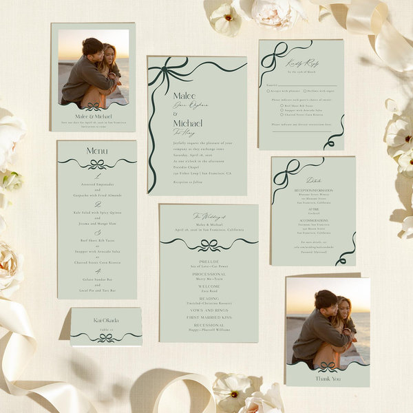Zola Wedding Invitations - Alba Classic