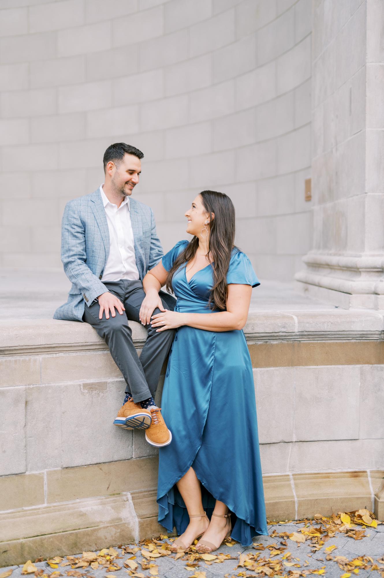 Engagement photos in Central Park 2021