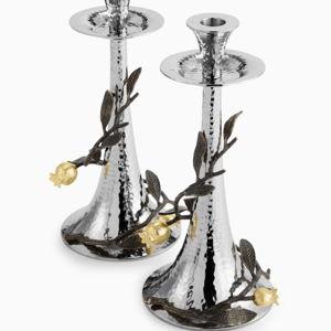 Pomegranate Tall Candleholders