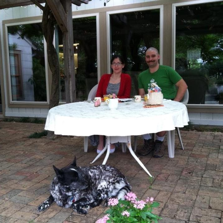 Our first vacation together!  Chicken Paradise, San Antonio, 2013
