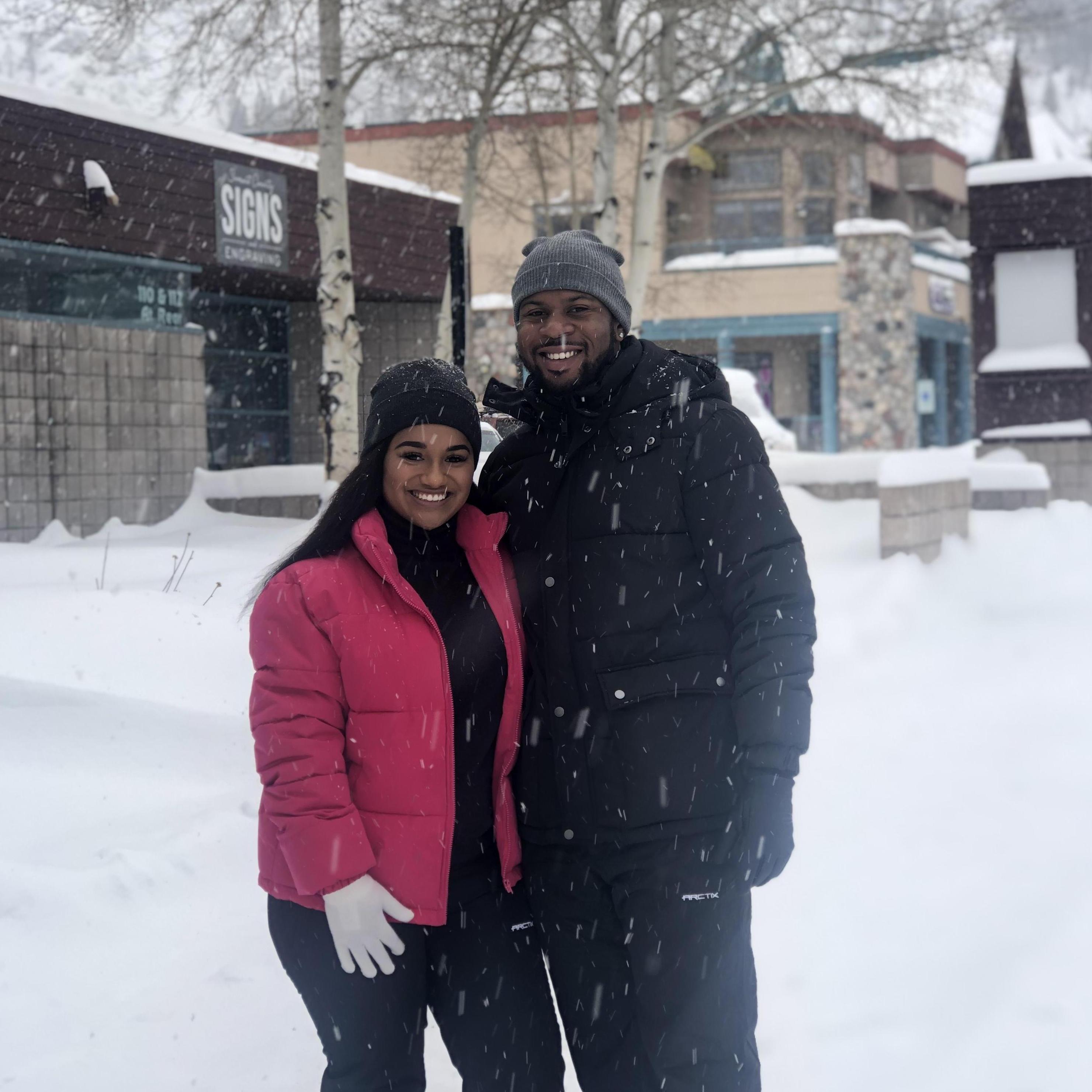 Winter together in Colorado