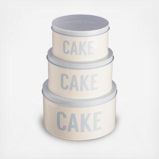 Bakewell 3-Piece Cake Tin Set