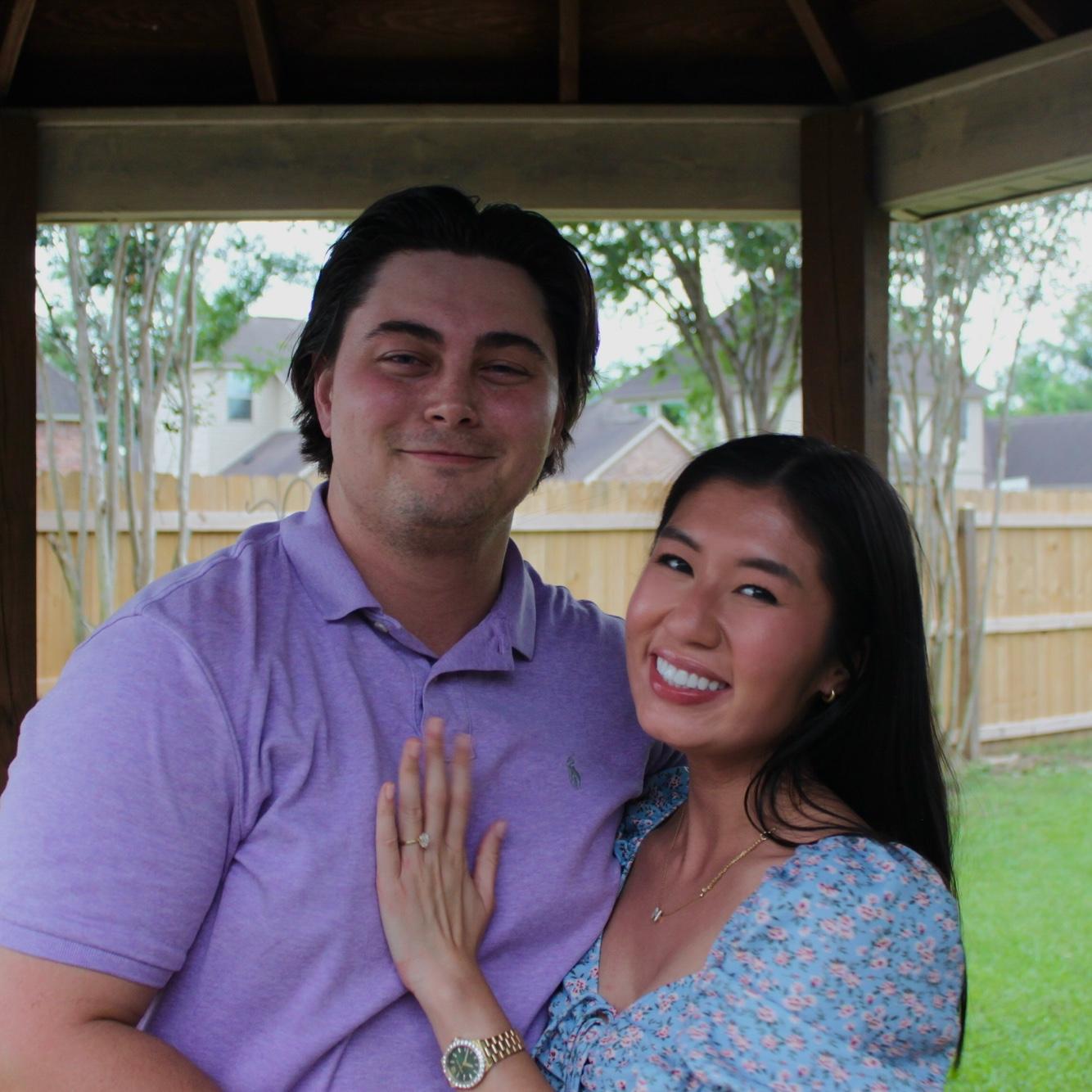 The night he proposed!!!🥰