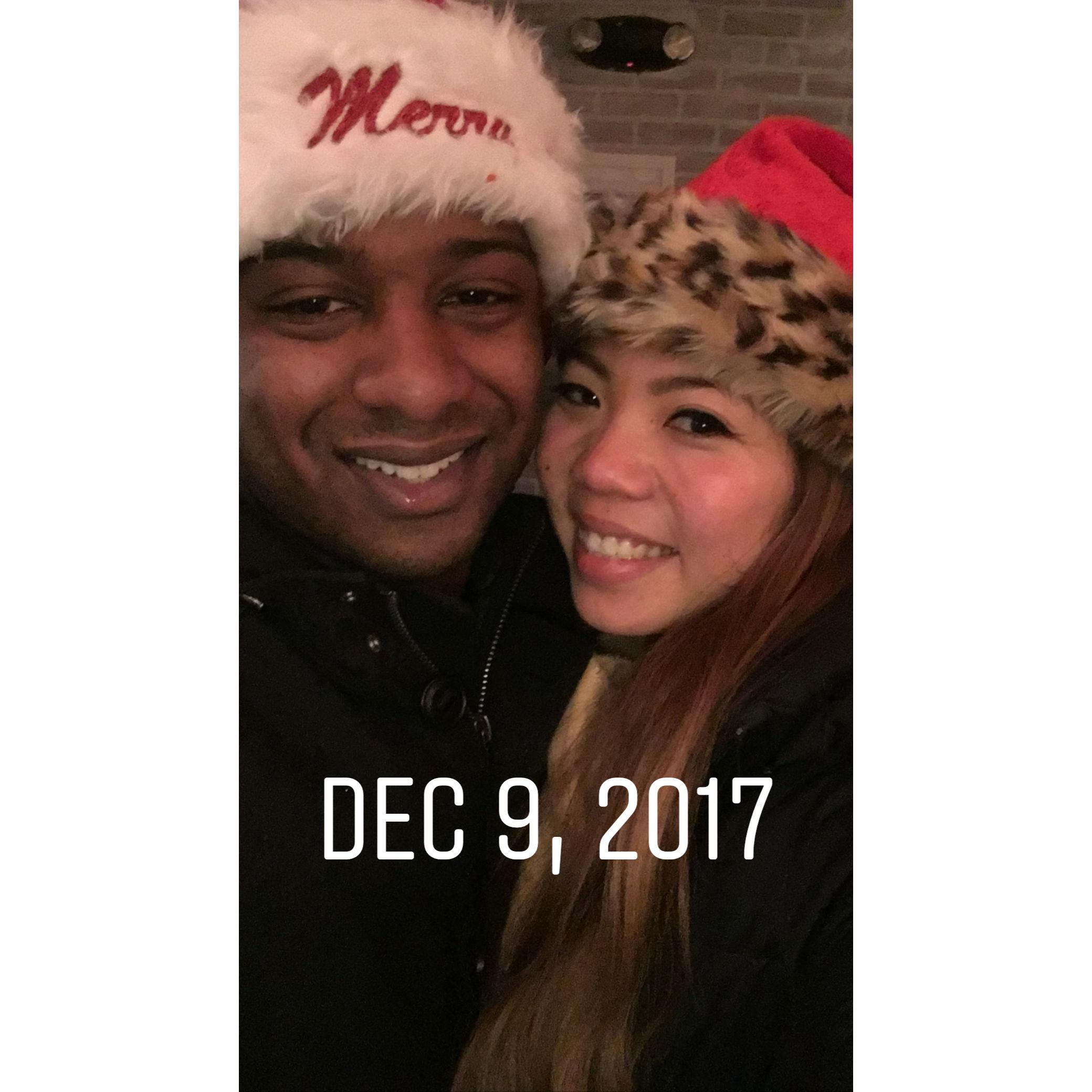 Our first pic in December 2017!!