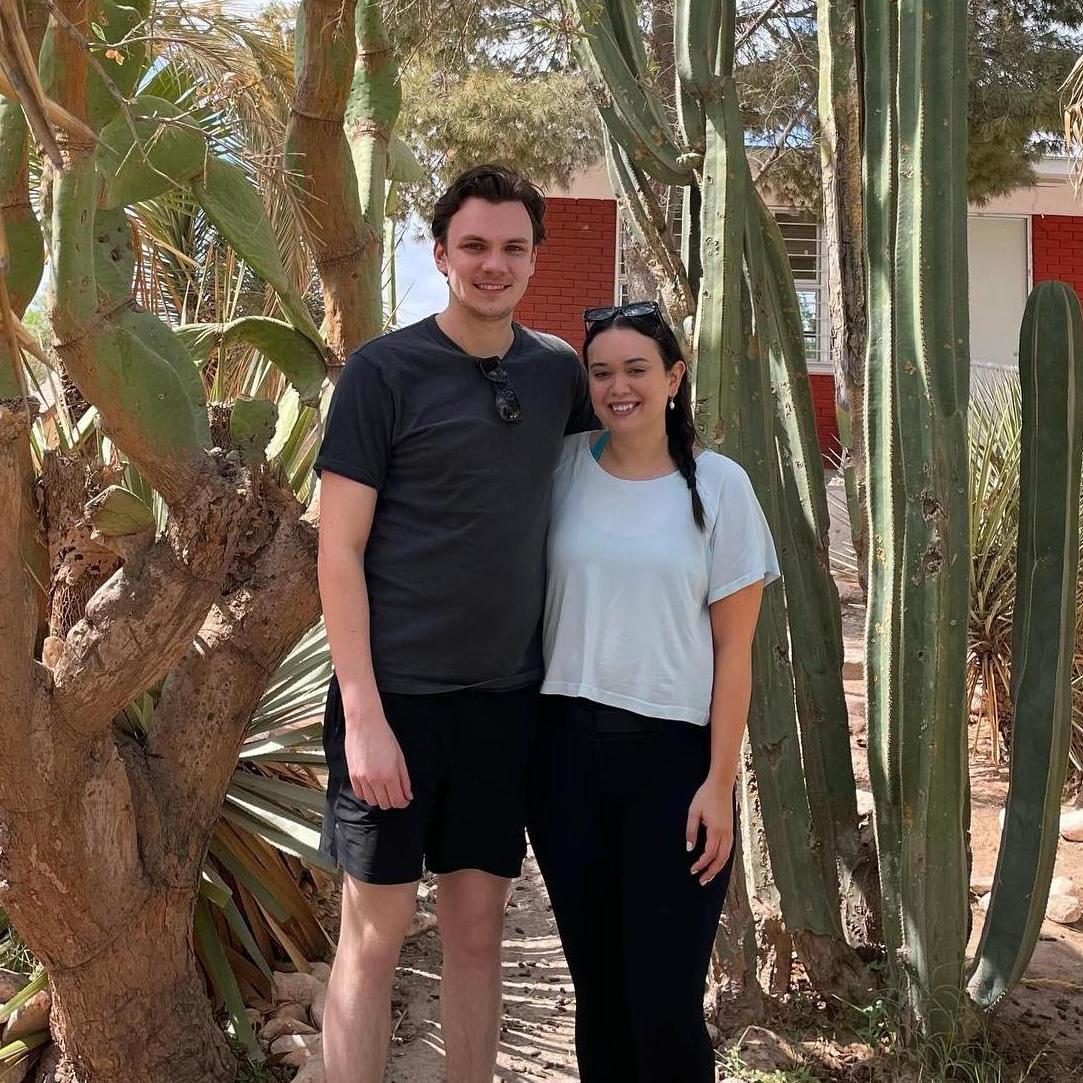 On a hike in Mexico.
