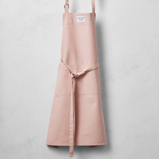 Williams Sonoma Classic Solid Personalized Apron, Dusty Rose
