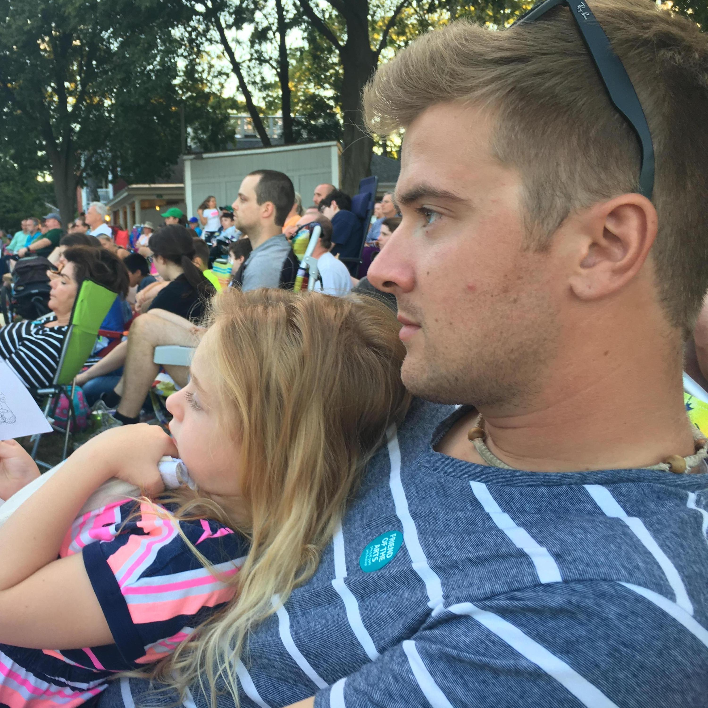 All the little ladies LOVE their new soon to be Uncle!