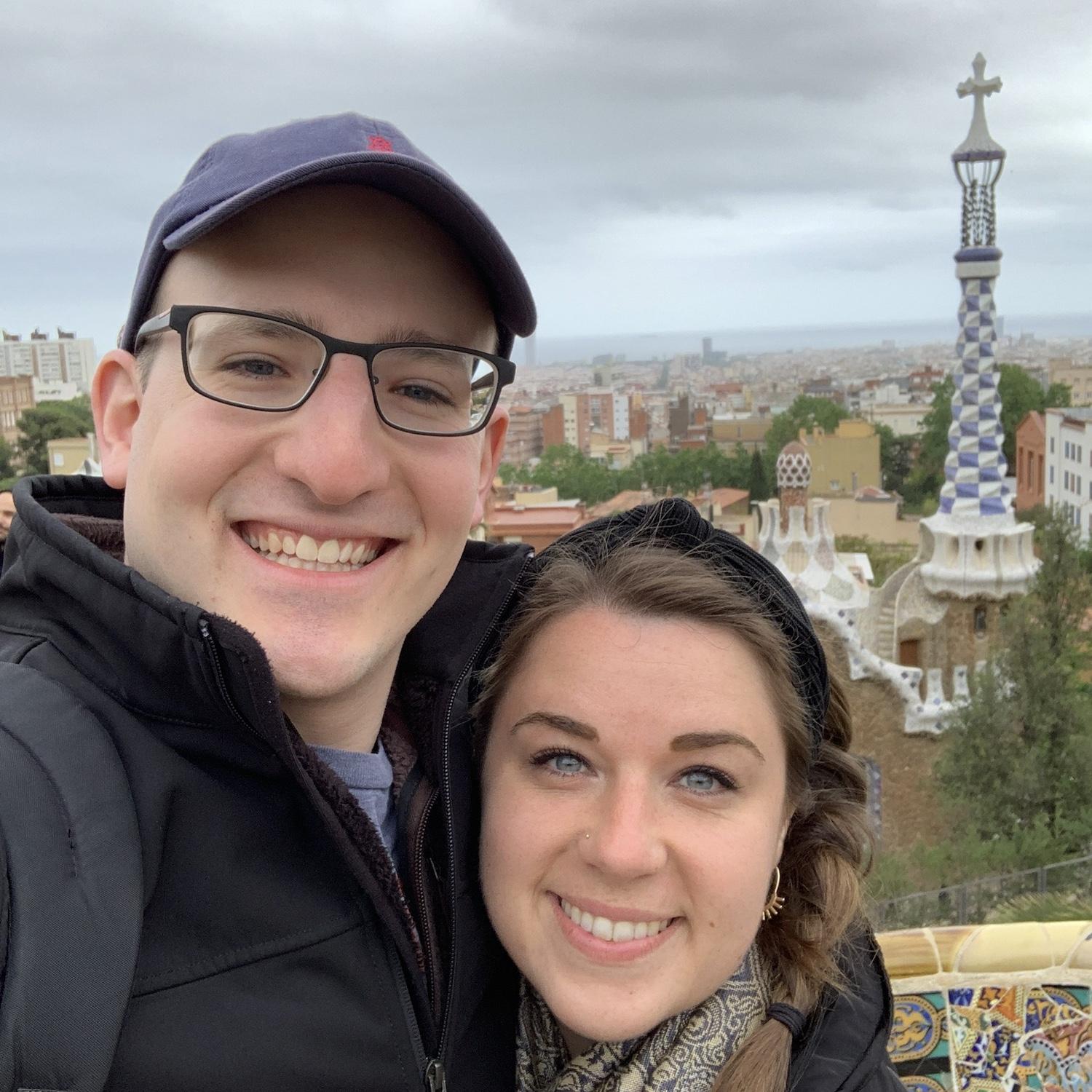 Gaudi’s Park Güell in Barcelona, Spain. April 2019.