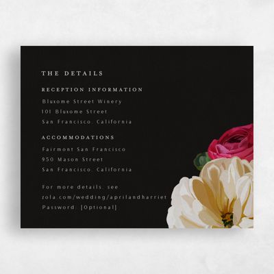 Black Wedding Enclosure - Wildrose
